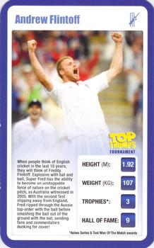 2009 Top Trumps Tournament Sporting Heroes #NNO Andrew Flintoff Front