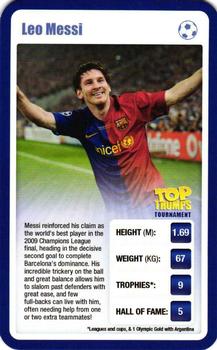 2009 Top Trumps Tournament Sporting Heroes #NNO Lionel Messi Front