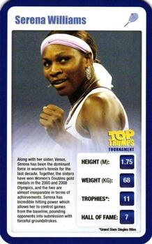 2009 Top Trumps Tournament Sporting Heroes #NNO Serena Williams Front