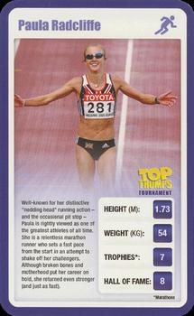 2009 Top Trumps Tournament Sporting Heroes #NNO Paula Radcliffe Front