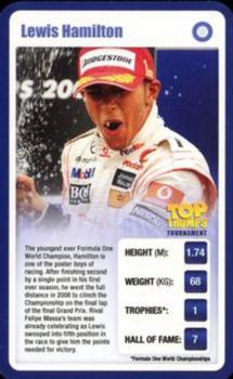 2009 Top Trumps Tournament Sporting Heroes #NNO Lewis Hamilton Front