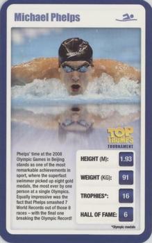 2009 Top Trumps Tournament Sporting Heroes #NNO Michael Phelps Front