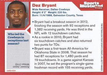 2013 Sports Illustrated for Kids #254 Dez Bryant Back