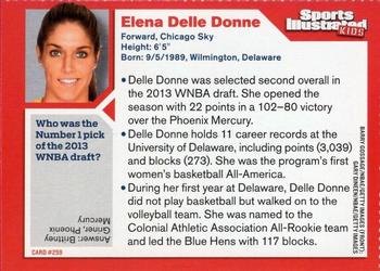 2013 Sports Illustrated for Kids #259 Elena Delle Donne Back