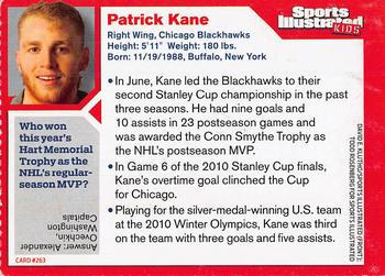 2013 Sports Illustrated for Kids #263 Patrick Kane Back