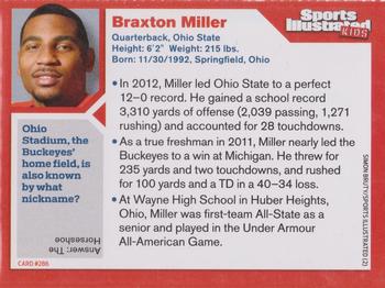 2013 Sports Illustrated for Kids #286 Braxton Miller Back