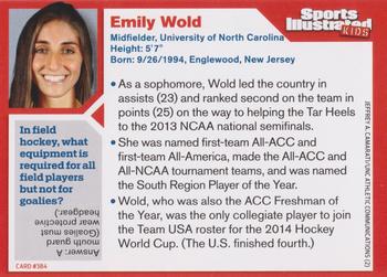2014 Sports Illustrated for Kids #384 Emily Wold Back