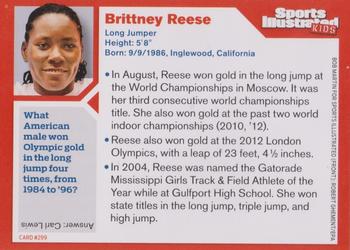 2014 Sports Illustrated for Kids #299 Brittney Reese Back