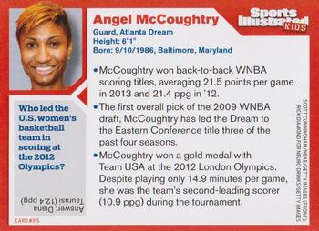 2014 Sports Illustrated for Kids #315 Angel McCoughtry Back