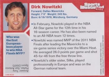 2014 Sports Illustrated for Kids #320 Dirk Nowitzki Back