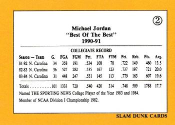 1990-91 Slam Dunk Michael Jordan 