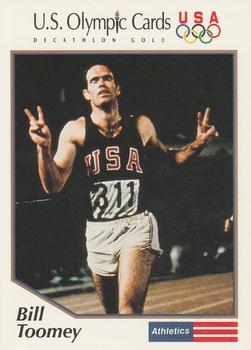 1991 Impel U.S. Olympic Cards Decathlon Gold #4 Bill Toomey Front