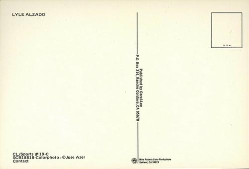 1979-83 Coral-Lee Postcards #19-C Lyle Alzado Back