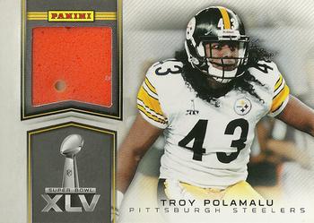 2013 Panini Father's Day - Super Bowl Materials #15 Troy Polamalu Front