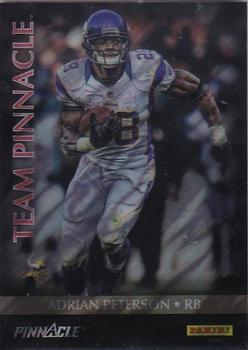 2013 Panini Father's Day - Team Pinnacle Lava Flow #5 Adrian Peterson /  Calvin Johnson Front