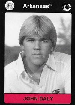 1991 Collegiate Collection Arkansas Razorbacks #48 John Daly Front