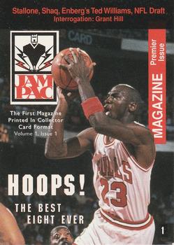 1995 JamPac Magazine #1-2 Michael Jordan / Our Turn intro. Front