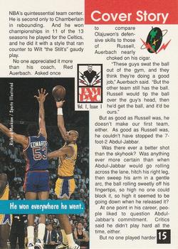 1995 JamPac Magazine #15-16 Kareem Abdul-Jabbar / Bill Russell Front