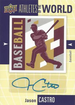 2011 Upper Deck World of Sports - Athletes of the World Autographs #AW-JC Jason Castro Front