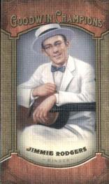 2014 Upper Deck Goodwin Champions - Mini Canvas #154 Jimmie Rodgers Front