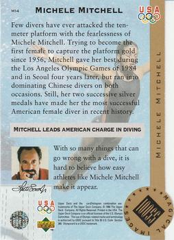 1996 Upper Deck USA Olympicards - Magical Images #MI4 Michele Mitchell Back