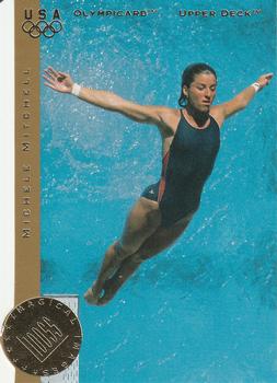 1996 Upper Deck USA Olympicards - Magical Images #MI4 Michele Mitchell Front
