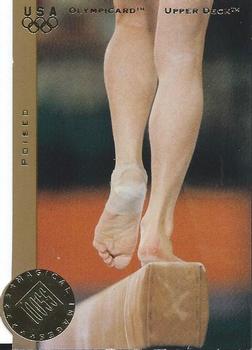 1996 Upper Deck USA Olympicards - Magical Images #MI14 Poised Front