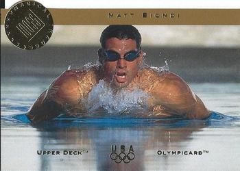 1996 Upper Deck USA Olympicards - Magical Images #MI16 Matt Biondi Front