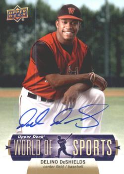 2011 Upper Deck World of Sports - Autographs #4 Delino DeShields Front