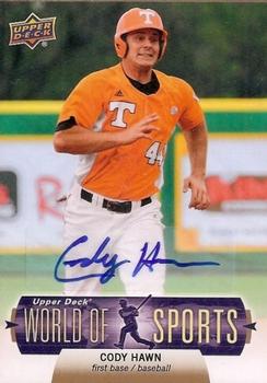 2011 Upper Deck World of Sports - Autographs #8 Cody Hawn Front