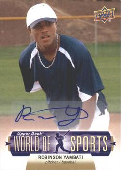 2011 Upper Deck World of Sports - Autographs #17 Robinson Yambati Front
