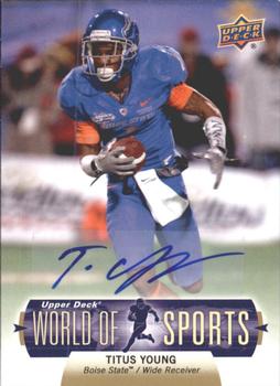 2011 Upper Deck World of Sports - Autographs #111 Titus Young Front