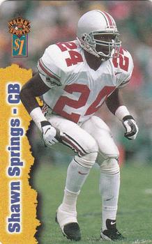 1997 Score Board Talk N' Sports - Phone Cards $1 #23 Shawn Springs Front