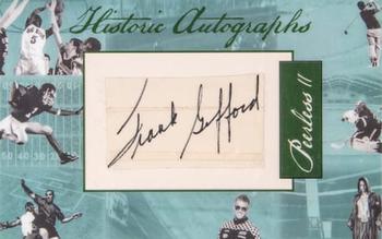 2014 Historic Autographs Peerless Edition II #NNO Frank Gifford Front