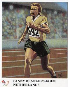 1996 Imperial Publishing Limited Olympic Champions #3 Fanny Blankers-Koen Front