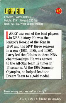 1996-98 Sports Illustrated for Kids Oversized #46 Larry Bird Back
