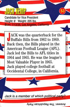 1996-98 Sports Illustrated for Kids Oversized #53 Jack Kemp Back