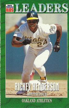 1996-98 Sports Illustrated for Kids Oversized #63 Rickey Henderson Front