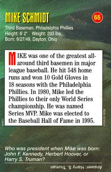 1996-98 Sports Illustrated for Kids Oversized #66 Mike Schmidt Back