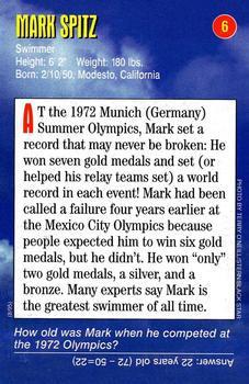 1996-98 Sports Illustrated for Kids Oversized #6 Mark Spitz Back