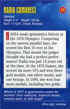 1996-98 Sports Illustrated for Kids Oversized #25 Nadia Comaneci Back