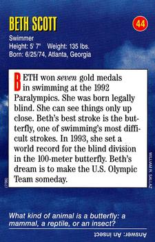 1996-98 Sports Illustrated for Kids Oversized #44 Beth Scott Back