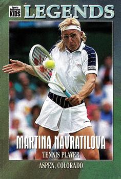 1996-98 Sports Illustrated for Kids Oversized #50 Martina Navratilova Front