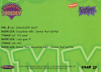 1997 Tempo Rugrats #32 Gimme' That Bottle! Back