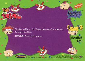1997 Tempo Rugrats #51 Chuckie walks up to Tommy and puts his hand on Back