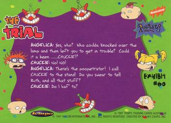 1997 Tempo Rugrats #60 Angelica: Yes, who? Who coulda knocked over the Back