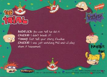 1997 Tempo Rugrats #61 Angelica: You can tell he did it. Chuckie: I di Back