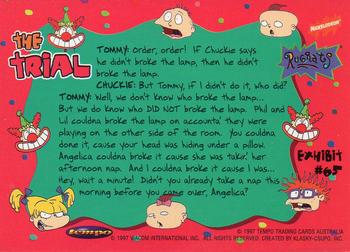 1997 Tempo Rugrats #65 Tommy: Order, order! If Chuckie says he didn't Back