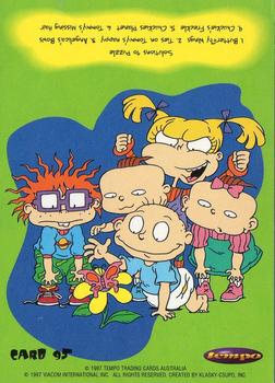 1997 Tempo Rugrats #95 (Rugrats and butterfly) Back