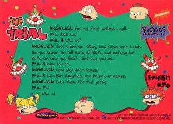 1997 Tempo Rugrats #56 Angelica: For my first witless I call... Phil a Back